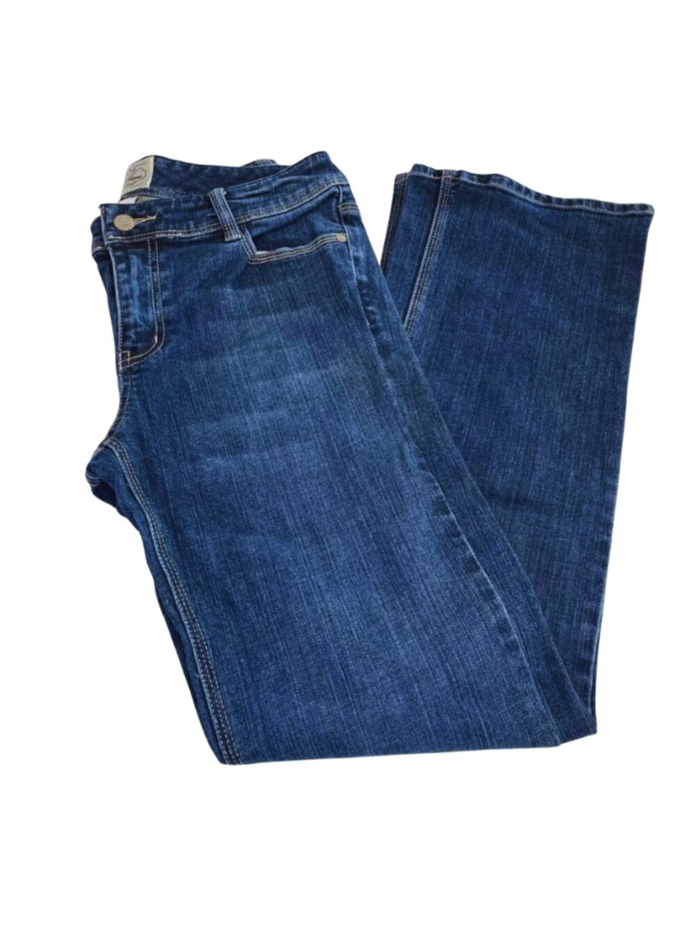 White House Black Market Blanc Denim Jeans Womens Size 6S, Denim Washed Stretch